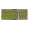 Pink & Lime Green Leopard 3 Ring Binders - Full Wrap - 3" - OPEN INSIDE