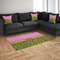 Pink & Lime Green Leopard 4'x6' Indoor Area Rugs - IN CONTEXT