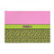 Pink & Lime Green Leopard 4'x6' Patio Rug - Front/Main