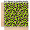 Pink & Lime Green Leopard 6x6 Swatch of Fabric