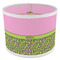 Pink & Lime Green Leopard 8" Drum Lampshade - ANGLE Poly-Film