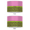 Pink & Lime Green Leopard 8" Drum Lampshade - APPROVAL (Poly Film)
