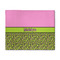 Pink & Lime Green Leopard 8'x10' Patio Rug - Front/Main