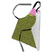 Pink & Lime Green Leopard Apron - Folded