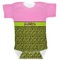Pink & Lime Green Leopard Baby Bodysuit 3-6 (Personalized)