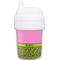 Pink & Lime Green Leopard Baby Sippy Cup (Personalized)