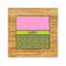 Pink & Lime Green Leopard Bamboo Trivet with Ceramic Tile Insert (Personalized)
