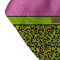 Pink & Lime Green Leopard Bandana Detail
