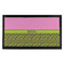 Pink & Lime Green Leopard Bar Mat - Small - FRONT