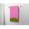 Pink & Lime Green Leopard Bath Towel - LIFESTYLE