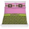 Pink & Lime Green Leopard Bedding Set (Queen)