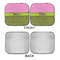 Pink & Lime Green Leopard Car Sun Shades - APPROVAL