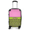Pink & Lime Green Leopard Carry-On Travel Bag - With Handle