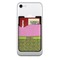 Pink & Lime Green Leopard Cell Phone Credit Card Holder w/ Phone