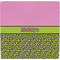 Pink & Lime Green Leopard Ceramic Tile Hot Pad (Personalized)