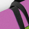 Pink & Lime Green Leopard Closeup of Tote w/Black Handles
