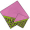 Pink & Lime Green Leopard Cloth Napkins - Personalized Lunch & Dinner (PARENT MAIN)