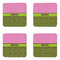 Pink & Lime Green Leopard Coaster Set - APPROVAL