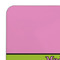 Pink & Lime Green Leopard Coaster Set - DETAIL