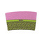 Pink & Lime Green Leopard Coffee Cup Sleeve (Personalized)