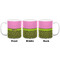 Pink & Lime Green Leopard Coffee Mug - 11 oz - White APPROVAL