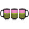 Pink & Lime Green Leopard Coffee Mug - 15 oz - Black APPROVAL