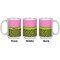 Pink & Lime Green Leopard Coffee Mug - 15 oz - White APPROVAL