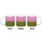 Pink & Lime Green Leopard Coffee Mug - 20 oz - White APPROVAL