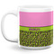 Pink & Lime Green Leopard Coffee Mug - 20 oz - White