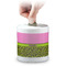 Pink & Lime Green Leopard Coin Bank (Personalized)