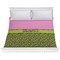 Pink & Lime Green Leopard Comforter (King)