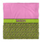Pink & Lime Green Leopard Comforter - Queen - Front