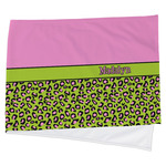 Pink & Lime Green Leopard Cooling Towel (Personalized)