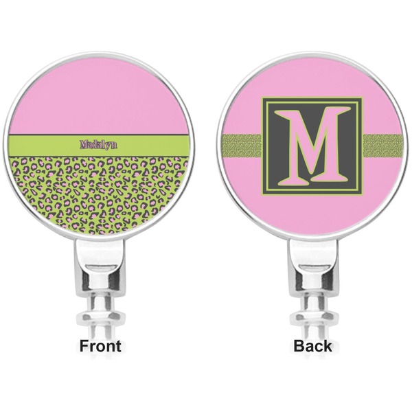 Pink & Lime Green Leopard Corkscrew - Apvl