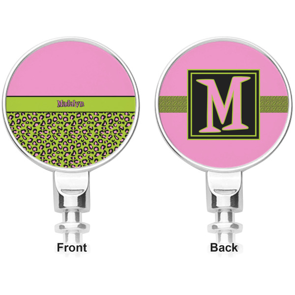 Pink & Lime Green Leopard Corkscrew - Apvl