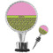 Pink & Lime Green Leopard Wine Bottle Stopper (Personalized)