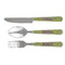Pink & Lime Green Leopard Cutlery Set (Personalized)