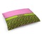 Pink & Lime Green Leopard Dog Bed - Medium w/ Name or Text