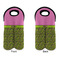 Pink & Lime Green Leopard Double Wine Tote - APPROVAL (new)