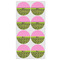 Pink & Lime Green Leopard Drink Topper - Medium - Set of 12