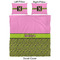 Pink & Lime Green Leopard Duvet Cover Set - Queen - Approval
