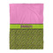 Pink & Lime Green Leopard Duvet Cover - Twin XL - Front