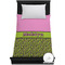 Pink & Lime Green Leopard Duvet Cover (TwinXL)