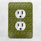 Pink & Lime Green Leopard Electric Outlet Plate - LIFESTYLE