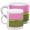 Pink & Lime Green Leopard Espresso Mugs - Main Parent