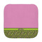 Pink & Lime Green Leopard Face Towel (Personalized)
