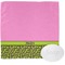 Pink & Lime Green Leopard Wash Cloth with soap
