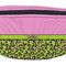 Pink & Lime Green Leopard Fanny Pack - Closeup