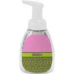 Pink & Lime Green Leopard Foam Soap Bottle (Personalized)