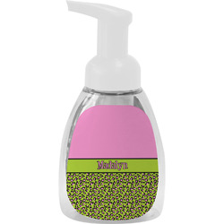 Pink & Lime Green Leopard Foam Soap Bottle (Personalized)